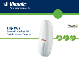 0-102111, Visonic PMaster Clip Wireless Curtain PIR