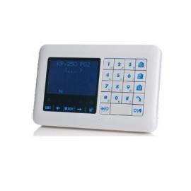 0-103193, Visonic PMaster KP-250 Wireless LCD Prox Keypad - White