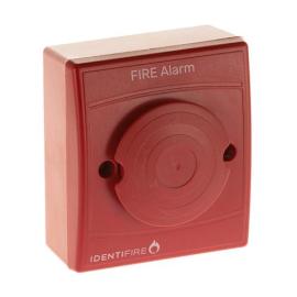 10-1010RSX-S, Identifire Tritone Red Sounder Surface Mounted