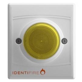 10-1110WFA-S, Identifire Tritone White - Amber Sounder Beacon Flush Mounted