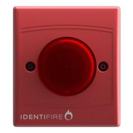 10-1310RFR-S, Identifire Red - Red VID Beacon Flush Mounted