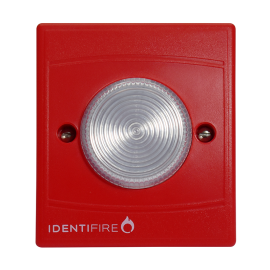 10-1310RFW-S, Identifire Red - White VID Beacon Flush Mounted