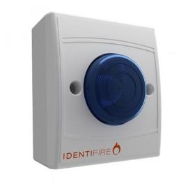 10-1310WFB-S, Identifire White -  Blue VID Beacon Flush Mounted