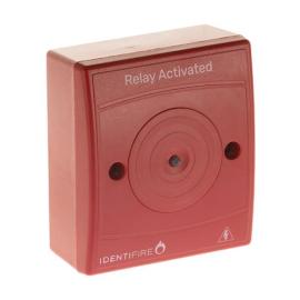 10-2610RSR-S, Identifire Aux 24V Relay Surface - 2A - Red