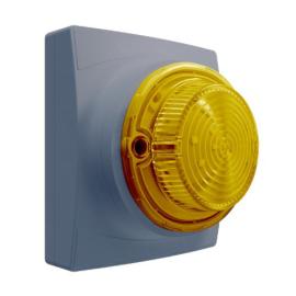 11-1310GFA-S, Identifire Pro VID Only, Grey, Flush Mounted, Amber, Single