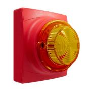 11-1310RFA-S, Identifire Pro VID Only, Red, Flush Mounted, Amber, Single gallery thumbnail