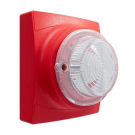 11-1310RFW-S, Identifire Pro VID Only, Red, Flush Mounted, White, Single