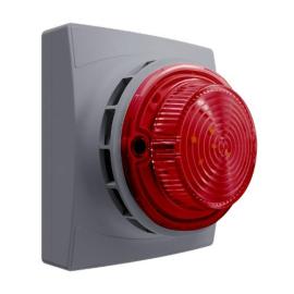 11-1610GPR-S, Identifire Pro Sounder VID, Grey, Shallow Base, Red, Single