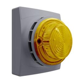 11-1610GWA-S, Identifire Pro Sounder VID, Grey, W/P, Amber, Single