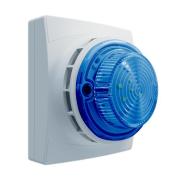 11-1610WPB-S, Identifire Pro Sounder VID, White, Shallow Base, Blue, Single gallery thumbnail