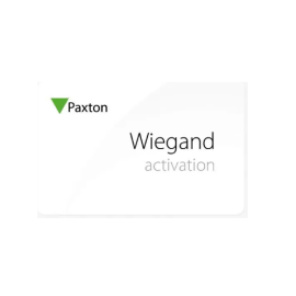 125-201, Paxton Wiegand Activation Card with Genuine HID Technology