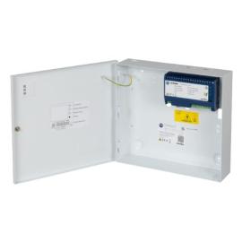 12TENSM-2, A 13.8vdc 10amp power supply in a large hinged housing with multi indicator