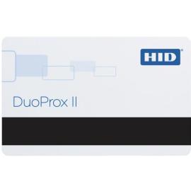 1336LGGMN, Duo Prox II Card with Magstripe: White, ISO type (ID card print quality)