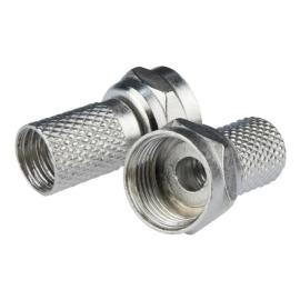 19000R, Twist-on F-Type Plug for RG6 (6.4mm, cable