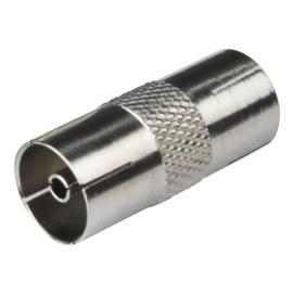 19017M, Coaxial Coupler Socket to Socket Metal