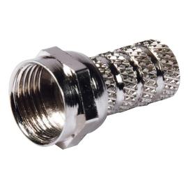 19097R, Twist-on F-Type Plug for Shotgun Cable (4.8mm)