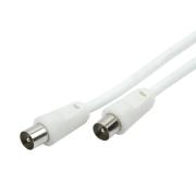 26002S, White 2M Coax flylead Plug to Plug gallery thumbnail