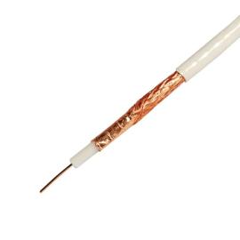 27636W, 100m White Copper Braid Copper Shield