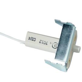3012-N, Recessed Clip Mount Plunger tamper contact, N/C, with 30cm wire leads