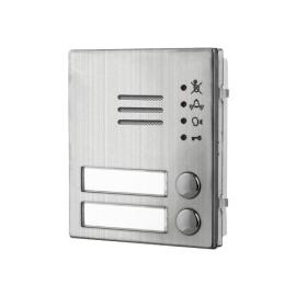 4204X-2/M, VX2200 4000 Series Functional interface speaker module 2 buttons, with integrated proximity reader