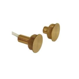424-TF, Brass flush fit wired door contact Grade 3
