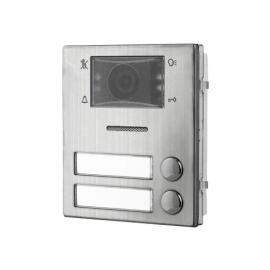 4534X-2/M, Two button Wide angle IP camera/speaker module with call progress LED's (H264)