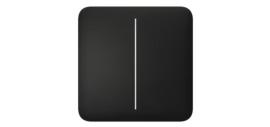 52147.144.BL, Ajax SoloButton (2-gang) [55] black 