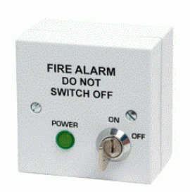 600-0096-W, Safety Mains Voltage Isolation Switch - White