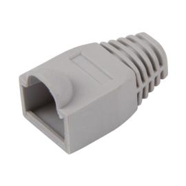 70211PI, Grey RJ45 PVC BOOT CAT5e/CAT6 - PACK OF 5