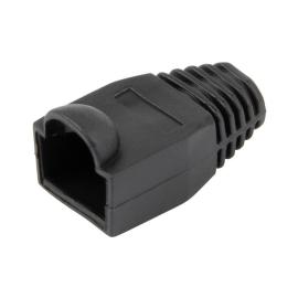 70213PI, Black RJ45 PVC BOOT CAT5e/CAT6 - PACK OF 5