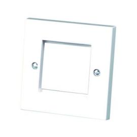 70403RE, Single Width 2-Gang Modular Faceplate