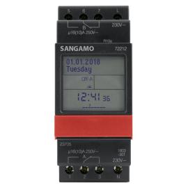 72212, DIN RAIL 2 MODULE 2CH 7 DAY TIME SWITCH