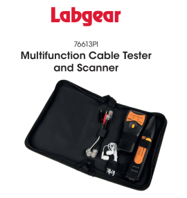 76613PI, Multifunctional Cable Tester and Cable Scanner
