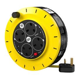 90105PI, 10m 4-Way 13Amp Cassette Reel