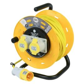 90123PI, 25m 2-Way 16A Open Drum