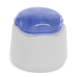 958CHX1800, EXCEL LITE White - Blue Sounder XENON Beacon Standard Base