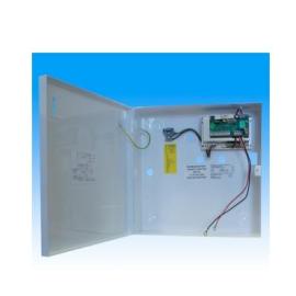 A 13.8vdc switchmode power supply in a large housing 340h x 310w x 80d (mm). Front tamper and designed to house up to 1 x 17 Ah or 1 x 19 Ah battery. Load excludes battery charging to comply with EN standard