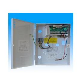 A 13.8vdc switchmode power supply in a small housing 265h x 195w x 70d (mm). Front tamper and designed to house up to 1 x 7 Ah or 1 x 9 Ah battery. Load excludes battery charging to comply with EN standard