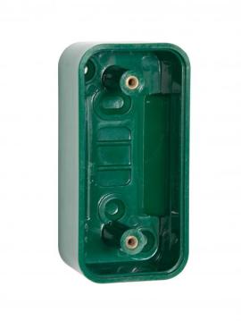 A narrow style/architrave size back box surface mounted fits all standard size products. Does not allow for Conduit entry.
Size H90 x W40 x D28