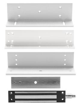 A1ML300XT, Aperta External IP68 300kg Holding Force Magnetic Lock  c/w Z & L Bracket