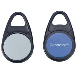 AC-7101, Proximity Tag: Keyfob type, Black / Blue Label 