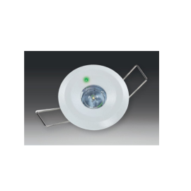 Advanced (LLED3/NM3/P/TH/BLK) LED-Lite Downlighter, Recessed, Addressable, Non-Maintained, Open Area Lens (Black Body) Through Hole Pack