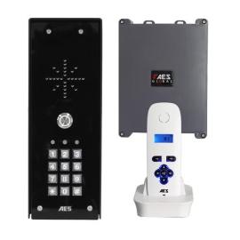 AES (603-IBK-EU) 603 DECT Audio Intercom in Black Imperial Finish with Keypad