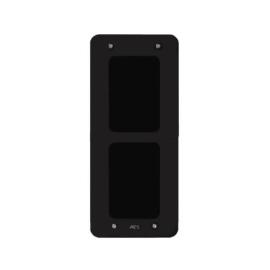 AES (MOD-FB-1X2) One by Two Module Assembled Flush Back Box and Mounting Plate