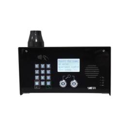 AES (MULTI-CL-PBK-EU) 4G GSM multi-apartment intercom in Black Imperial Pedestal finish  with Keypad and Prox