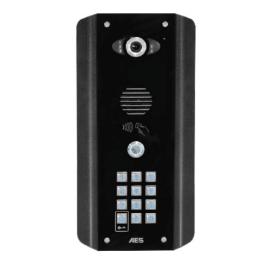 AES (OPYN-PRO-IP-ABK) OPYN IP Video Intercom System with Keypad (Black Architectural Finish)