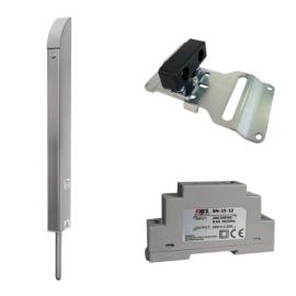 AES (TL-S-150-KIT) Tomalok Electric Drop Bolt in Stainless - 150mm with 24v Din Rail Power Supply and Ground Plate