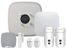 AJA-109850, NEW Ajax Superior Hub2 Plus Wireless Alarm Kit 12 S - White