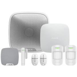 AJA-23310, AJAX Kit 1 - Hub1 2xPIR 1xDC 2xFob 1xExt 1xInt - White