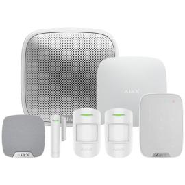 AJA-23337, AJAX Kit 3 - Hub1 2xPIR 1xDC 1x RKP 1xExt 1xInt - White